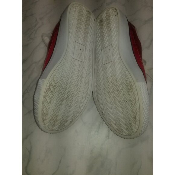 womens fila sneakers size 6.5 Red Synthetic  Material ‎ On The Outside. Rare! - Picture 11 of 12